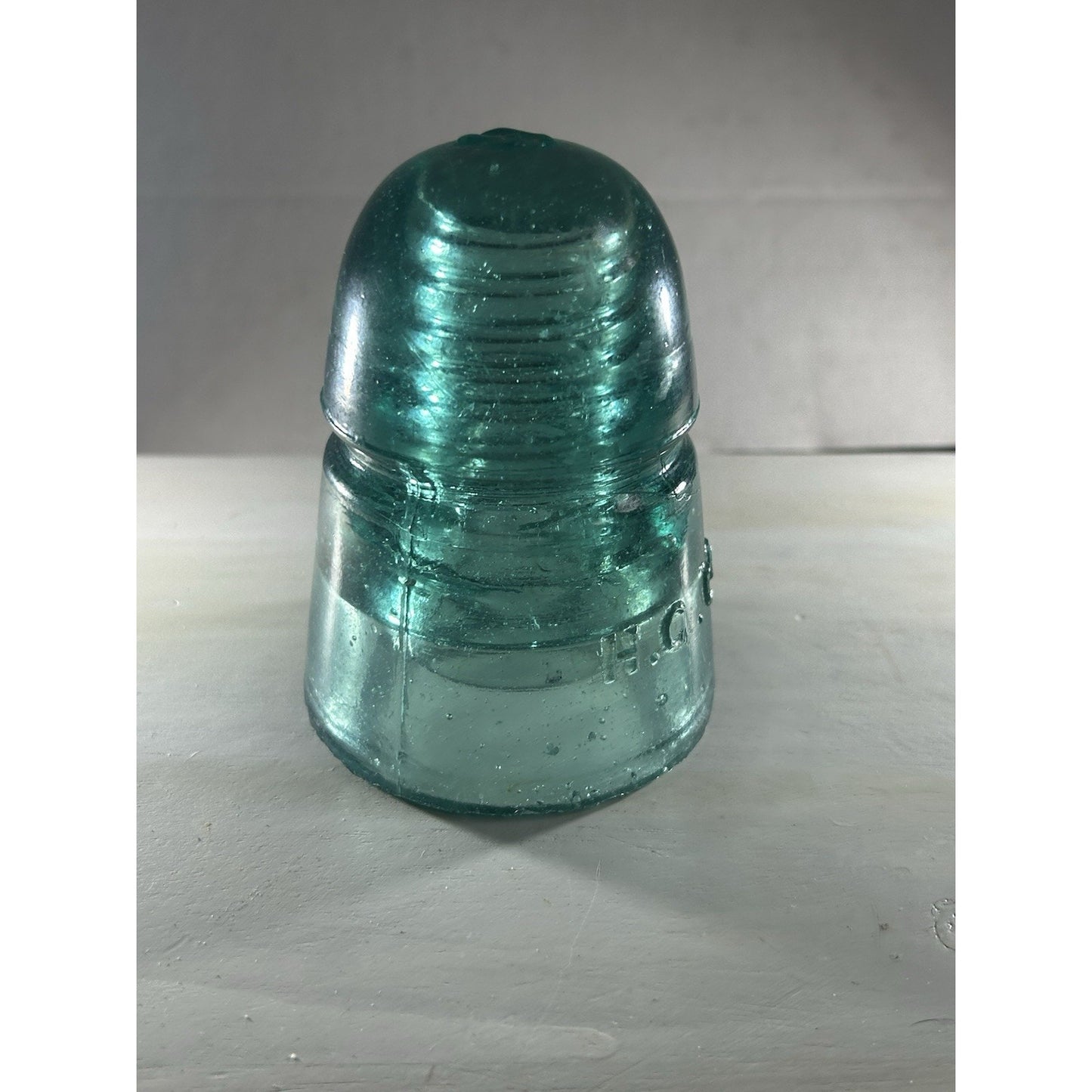 Very Rare Early H.C. & CO. Hemingray Insulator – CD 145 Beehive – Aqua - 1870’s
