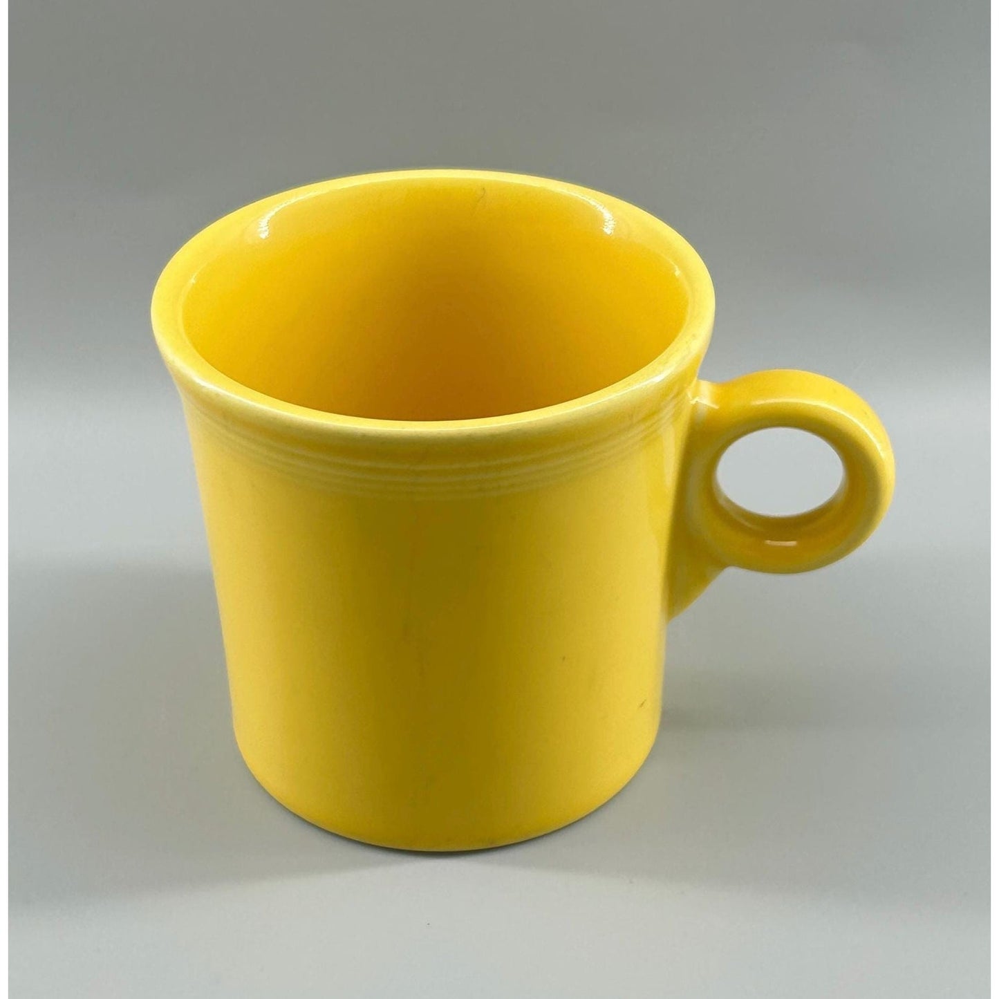 Vintage Fiestaware Yellow Cup HLC Fiesta USA Homer Laughlin Coffee Mug