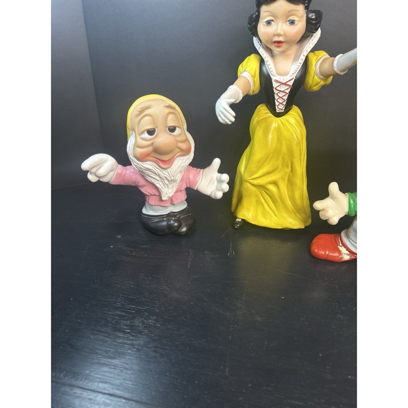 Disney Snow White Seven Dwarfs 1963 Italian rubber squeak marks