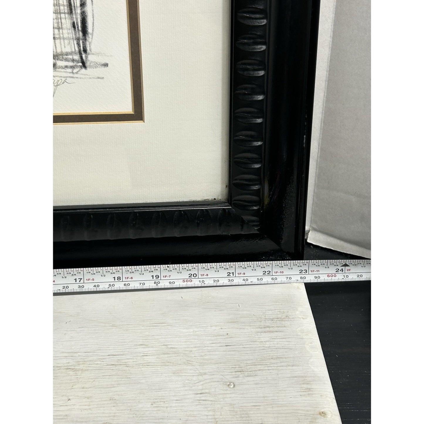 Ethan Harper Drawing the Elements II Signed Print Framed Architectural Art Rare!