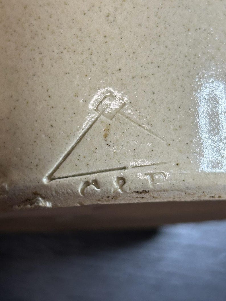 C.B. Skey Stoneware Jar, Antique English Farmhouse Crock, Salt-Glazed Tan Pottery (late 1800s, early 1900s) image 6