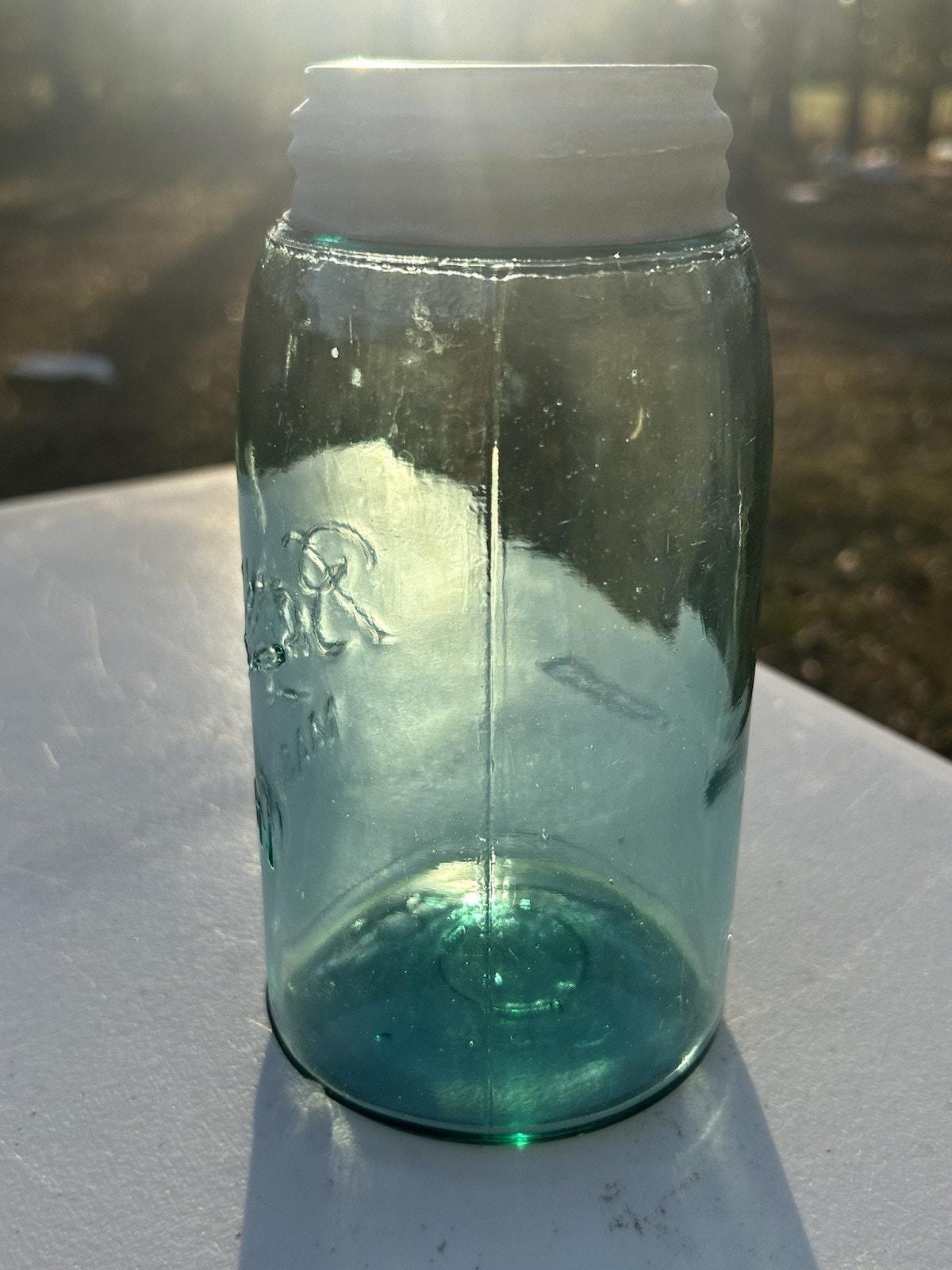 Condition details of forest green Ball quart jar