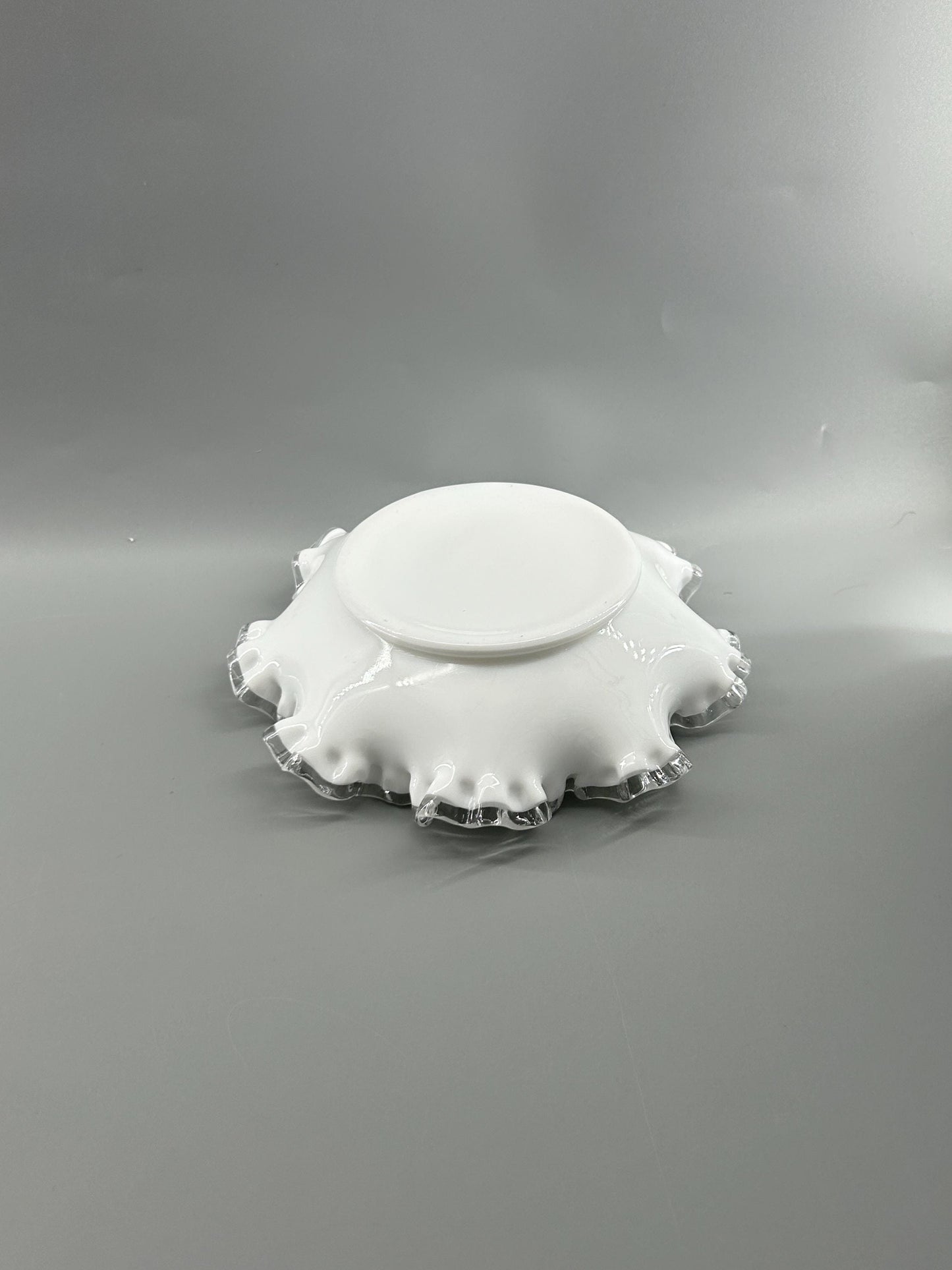Condition details of vintage Fenton compote