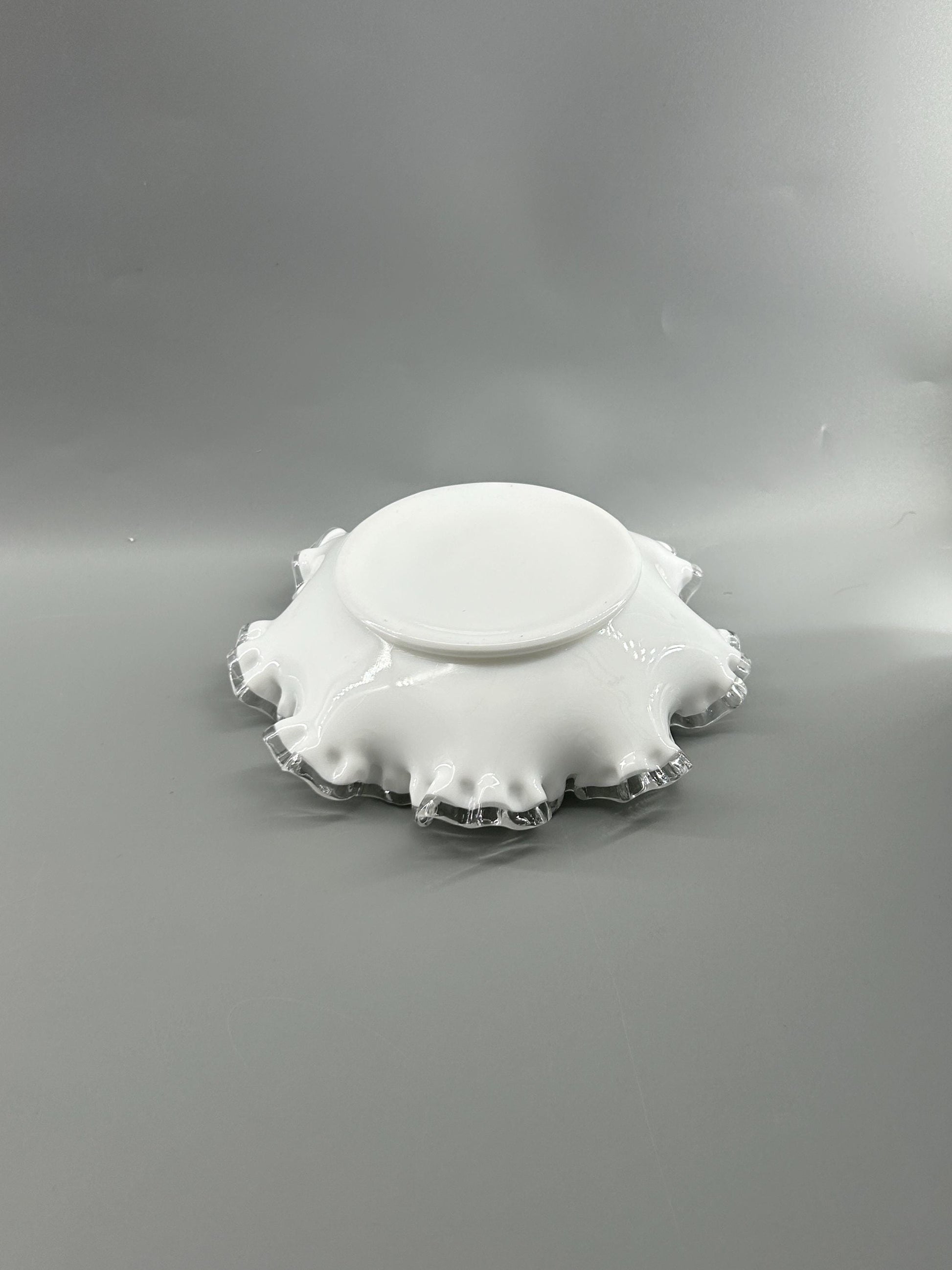 Condition details of vintage Fenton compote