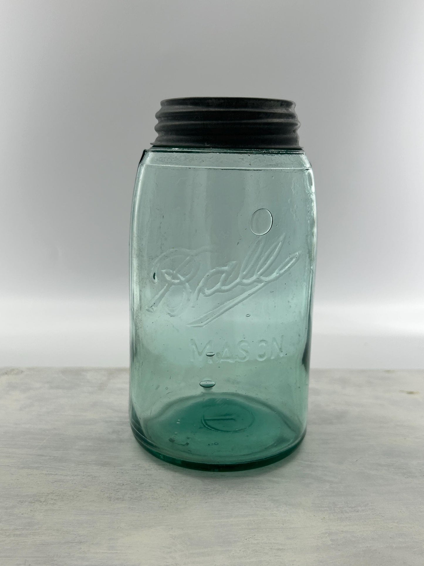 Turn of the century Ball fruit jar display view
