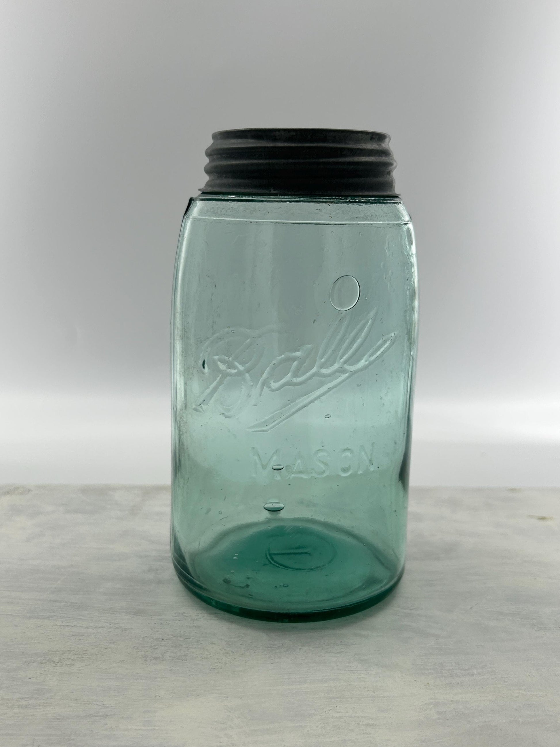 Turn of the century Ball fruit jar display view