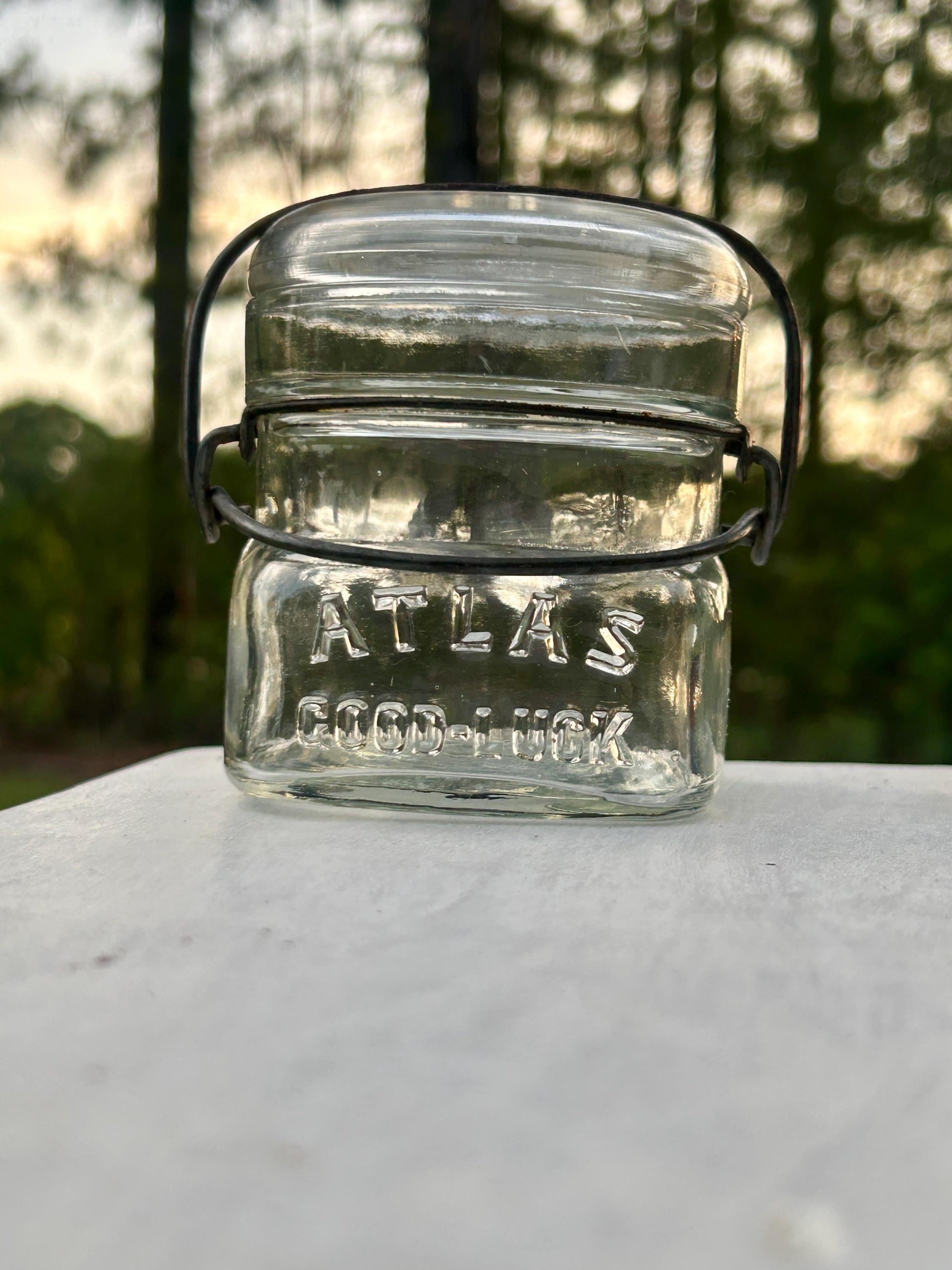 Half pint Hazel Atlas fruit jar size and form